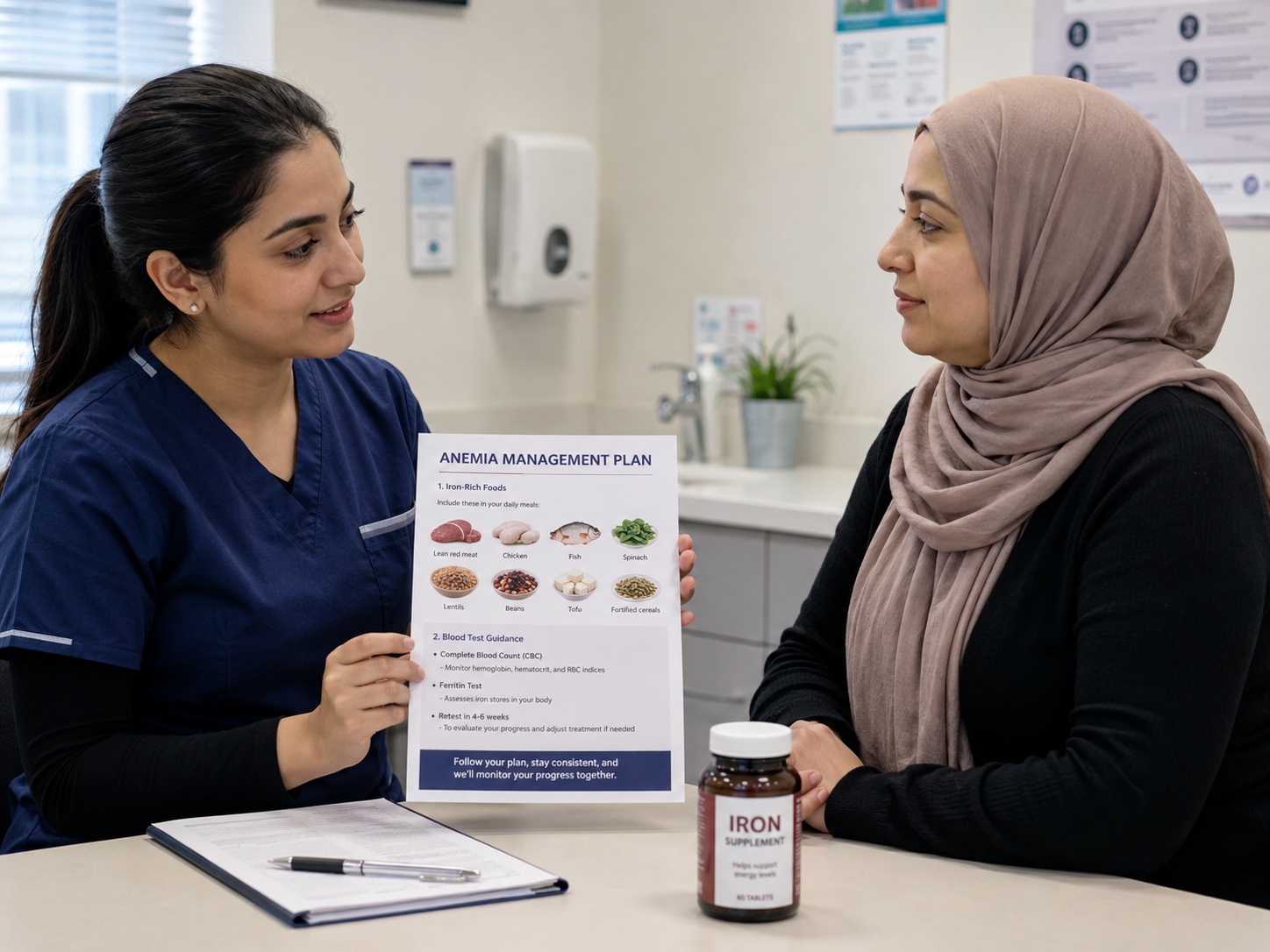 Anemia management consultation